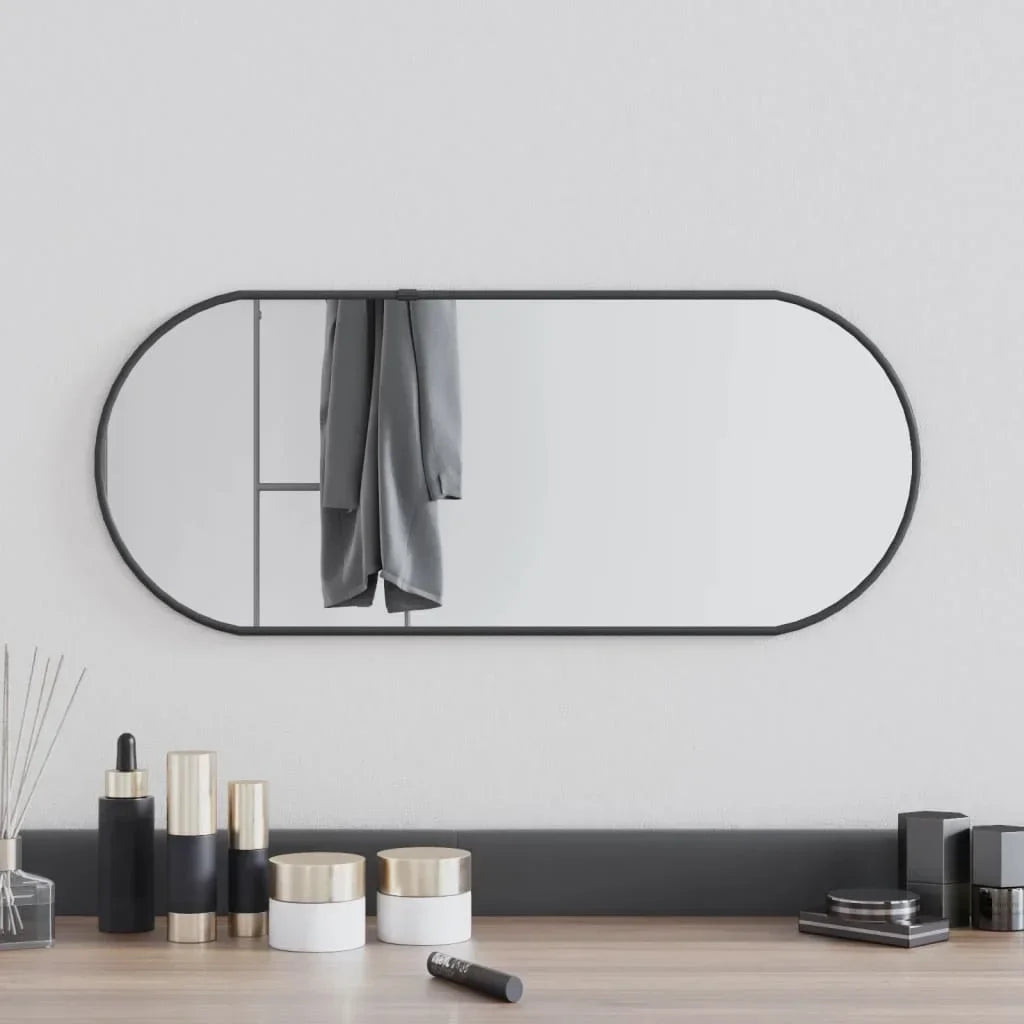 Decorative oval wall mirror for elegant interior - view 2
