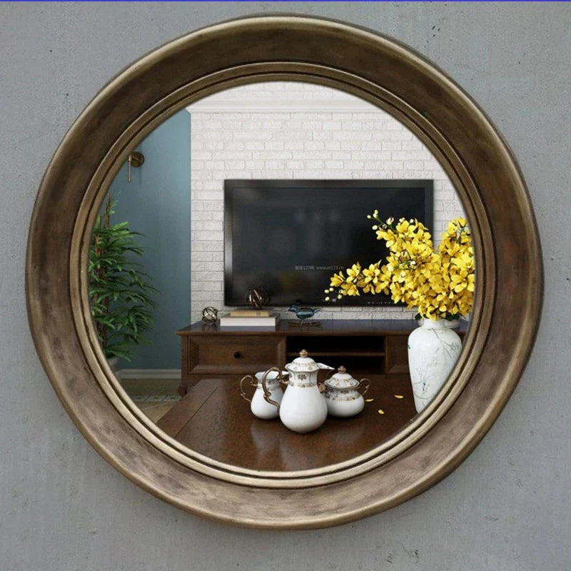 Vintage decorative round aesthetic mirrors for home - view 4
