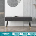 Soft shoe bench for entrance hall and living room - Dark Gray 100cm