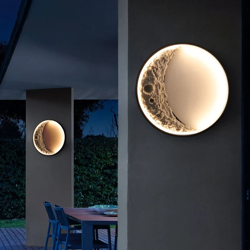 Modern outdoor wall sconce with waterproof led for garden and villa