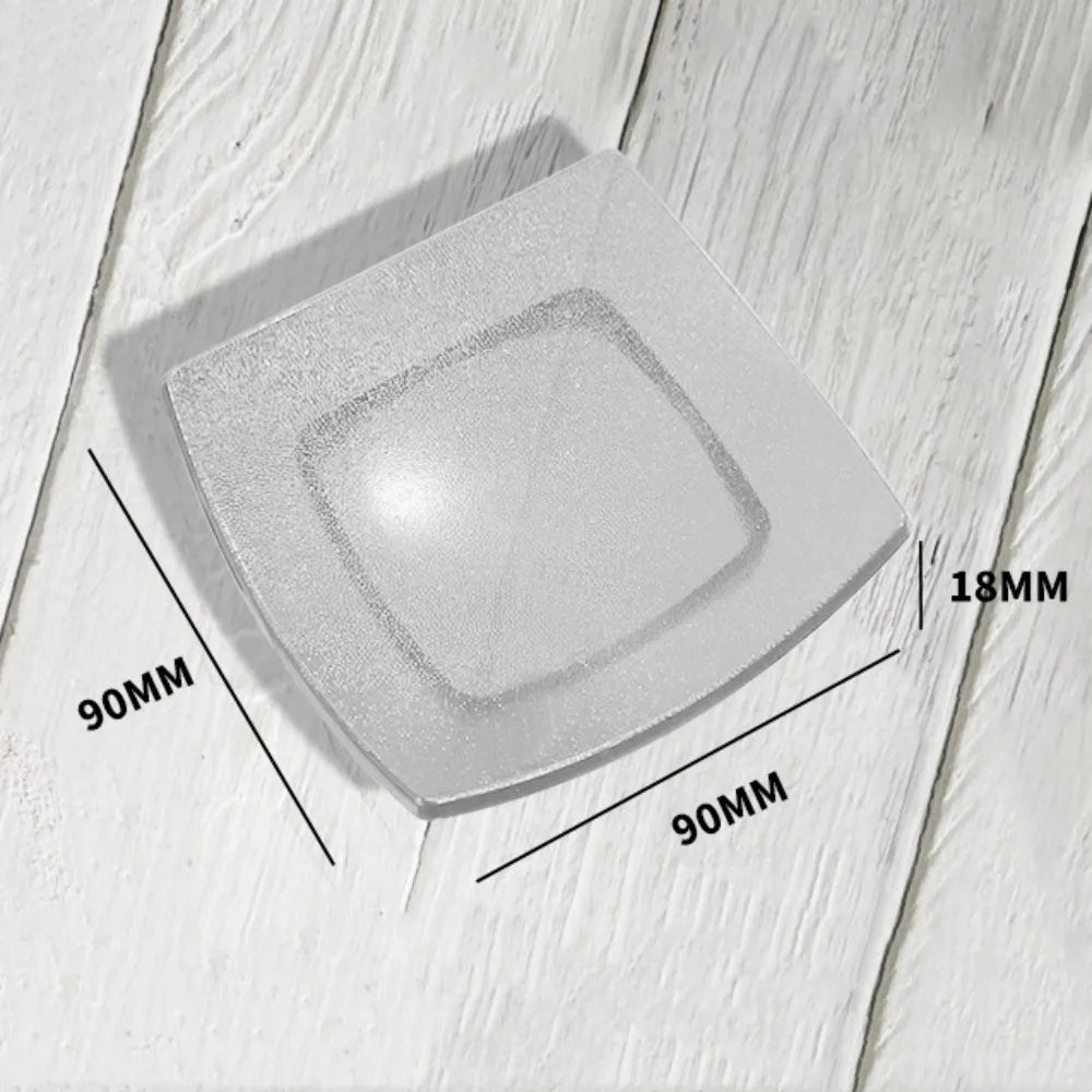 Square dish holder in arch for hotels and restaurants - Transparent