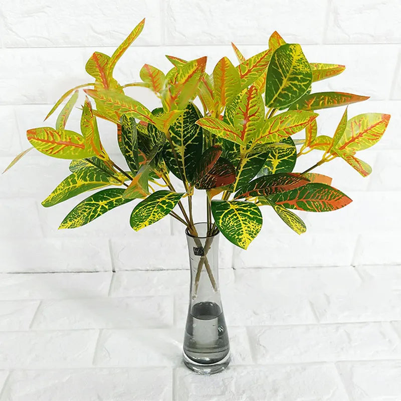 Artificial tropical plants for garden and interior decoration