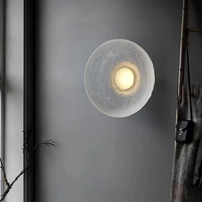 Modern round led wall sconce for interior and exterior decoration - view 2