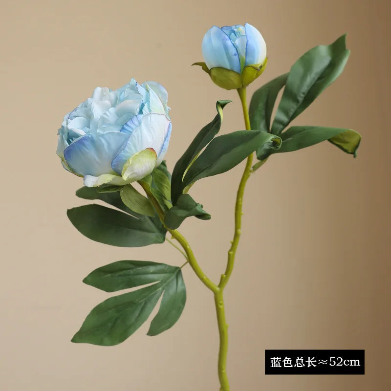 Large artificial silk peony flowers for wedding decoration - view 4