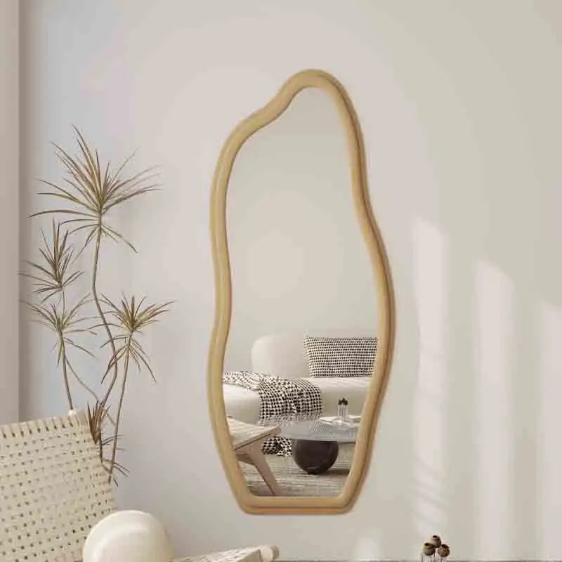 Lightweight Italian decorative mirror with full length wall mounting single frame - view 5