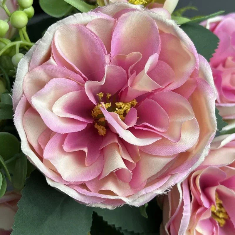 Delicate Artificial Peony Bouquet for Weddings - view 3
