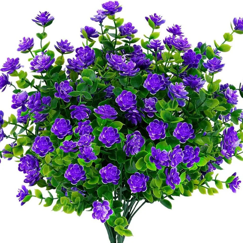 Artificial uv-resistant flowers for outdoor and garden - Purple
