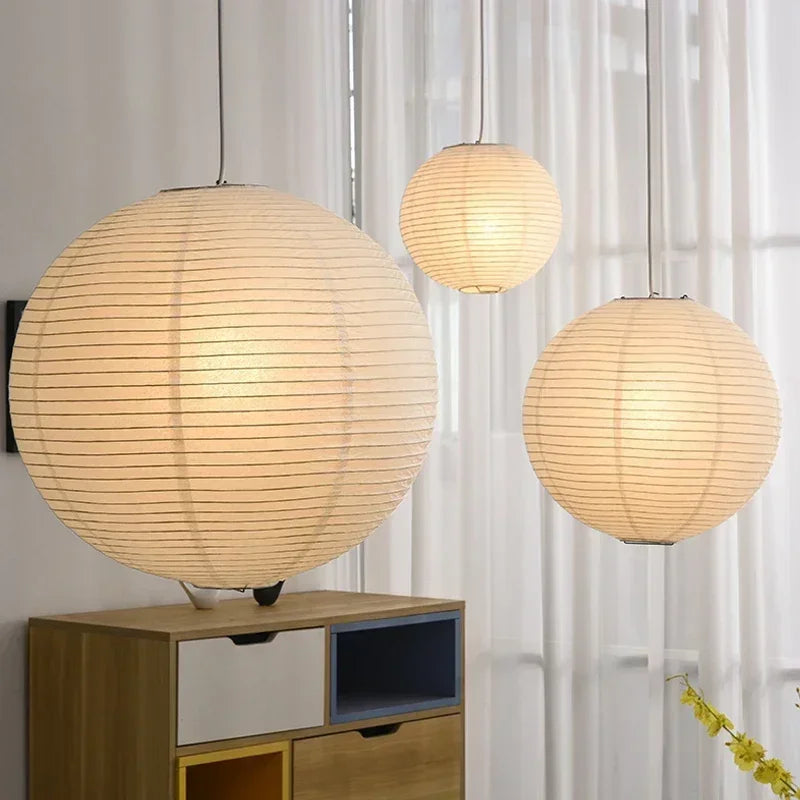 Japanese style rice paper art during light, lantern ball bedroom, living room, tea room, Zen lamp decoration during light - view 5