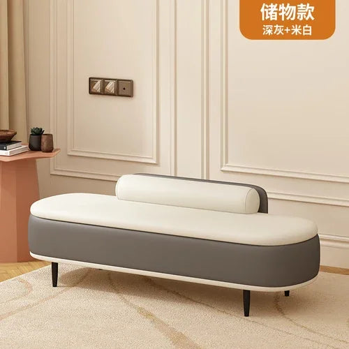 Modern and comfortable shoe bench for indoors - 120x45x42cm style5