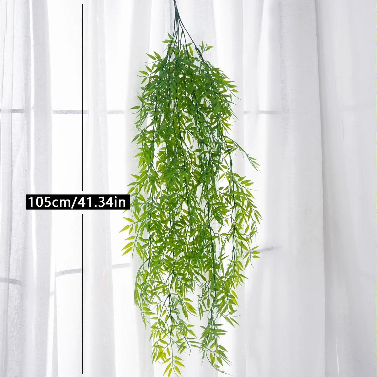 Plastic hanging plants for interior and exterior decoration - 105cm Willow