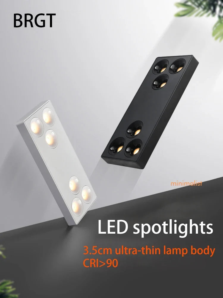 Led brigt cob projector in aluminium projector for modern interior - view 2