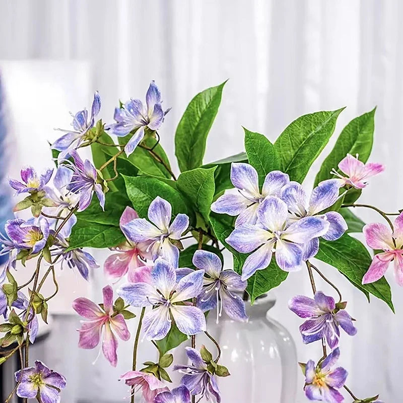 Artificial flowers hanging jasmine wedding decoration for balcony - view 5