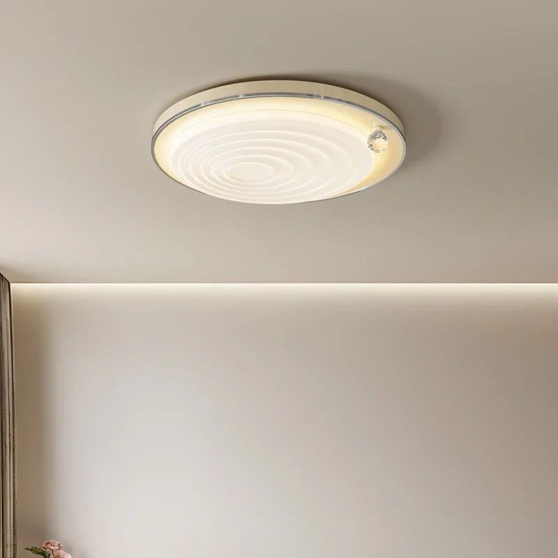 Medieval style led ceiling lamp in elegant retro wood - view 6