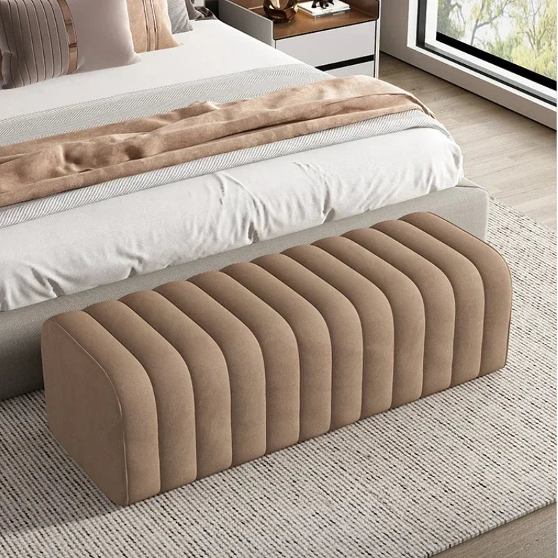Modern design shoe bench with soft and comfortable footrest - view 4