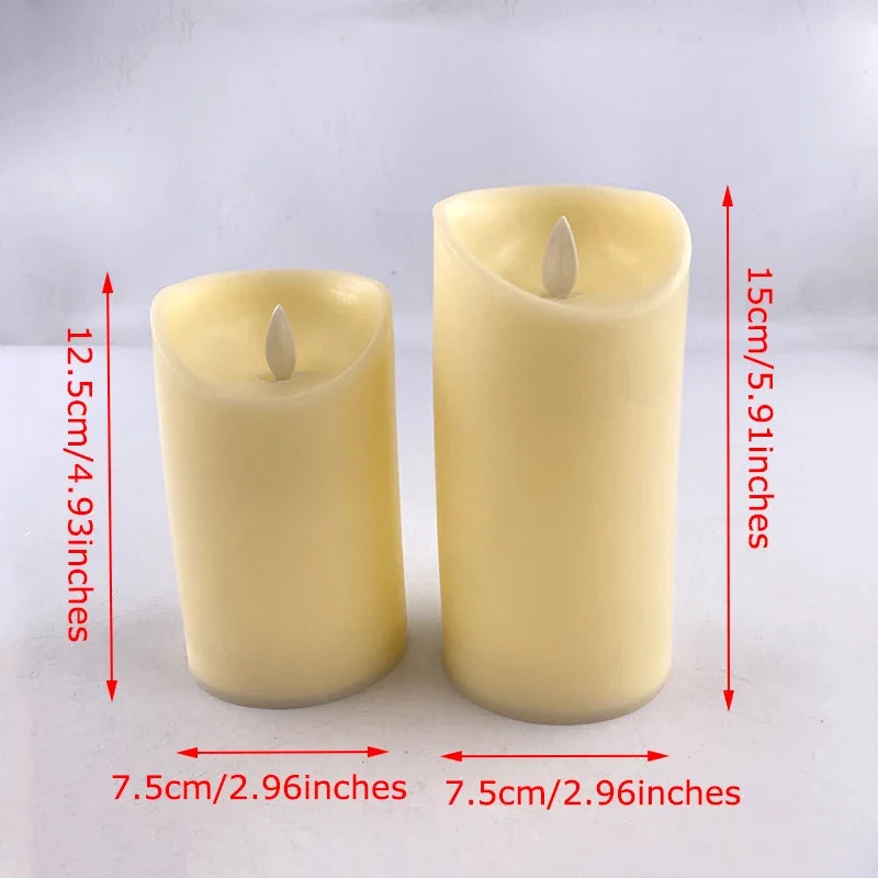 Decorative led candle for wedding and birthday - view 6