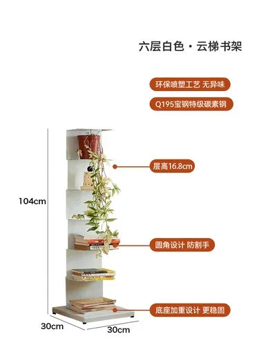 Multifunction shelf for coffee and decorative books - Style5