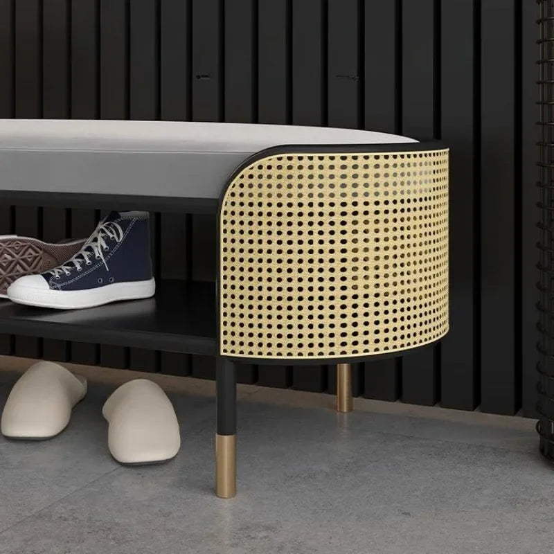 A Bench Can Be Sat At The Door of The Entrance Shoe Change Stool, Cabinet Can and Household Integrated Shoe Stool  Furniture - view 5