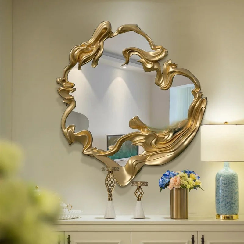 Lightweight European style decorative mirror customizable for interior - 60x120