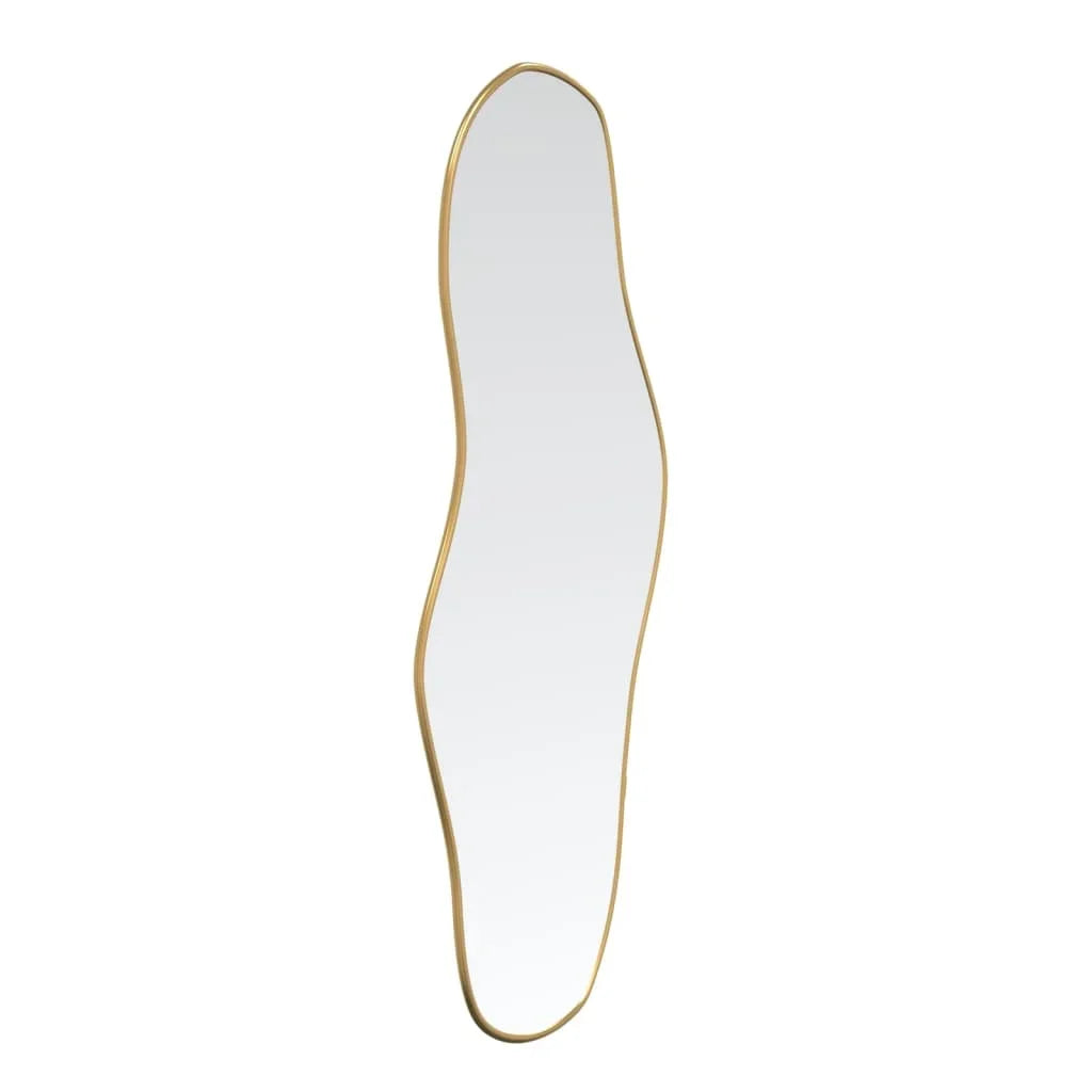 Golden Wall Mirror 70x30 cm, home decoration wall decal living room decoration - view 3