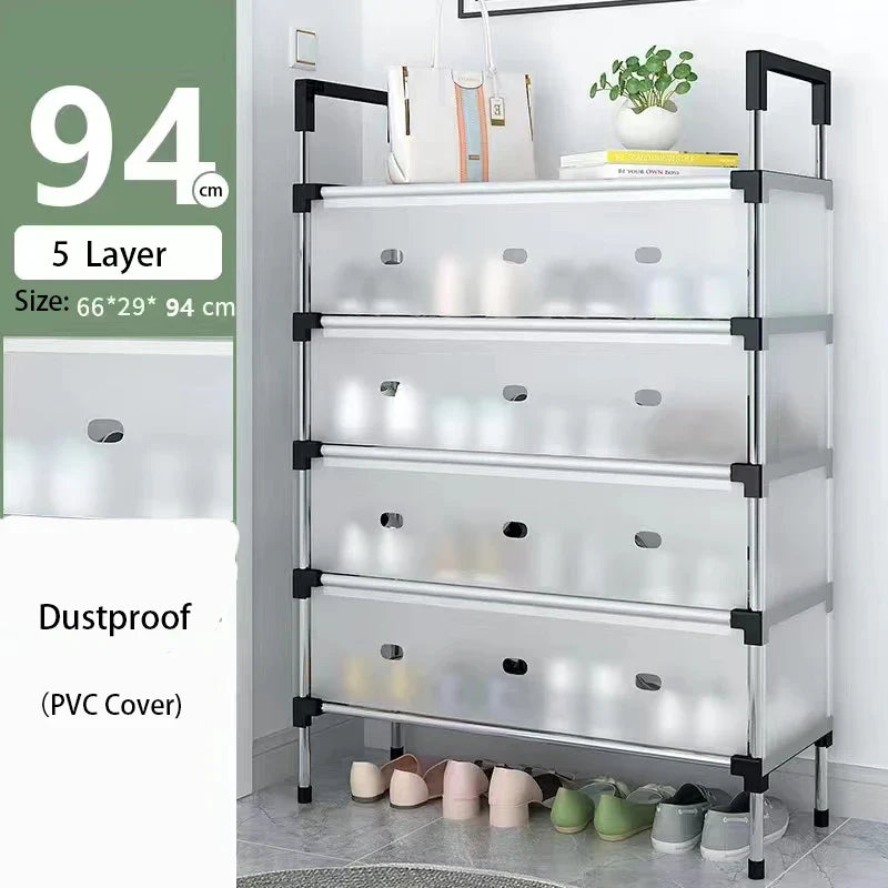Practical storage shelf to organize your shoes - L 66cm 5L with Lid