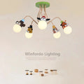 Modern pendant light in the shape of a balloon for children