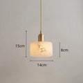 Nordic marble pendant light modern design for interior - Lampe en marbre