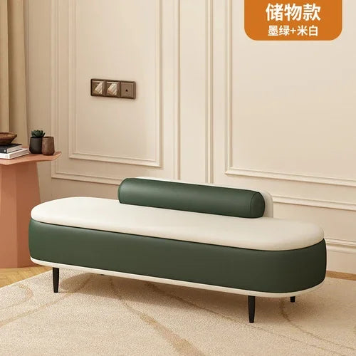 Modern and comfortable shoe bench for indoors - 120x45x42cm style4