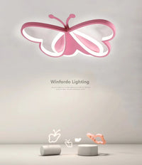 Chandelier led butterfly for children with variable intensity
