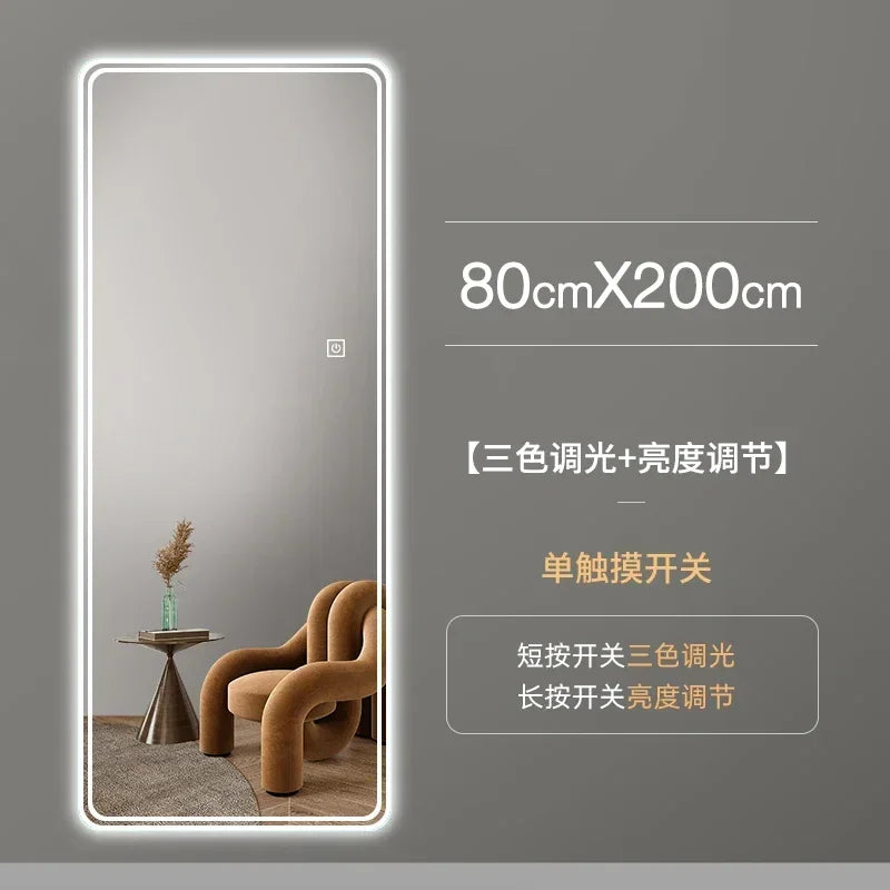 Large size intelligent mirror for interior decoration - 80x200 cm