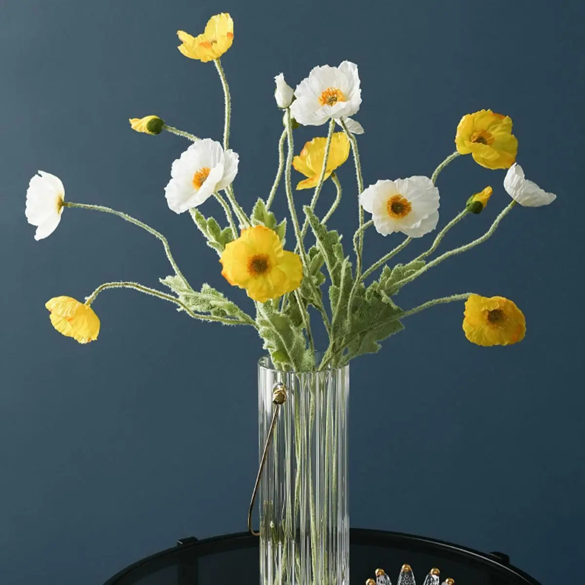 Bouquet of artificial flowers poppy for home decoration garden party - view 2