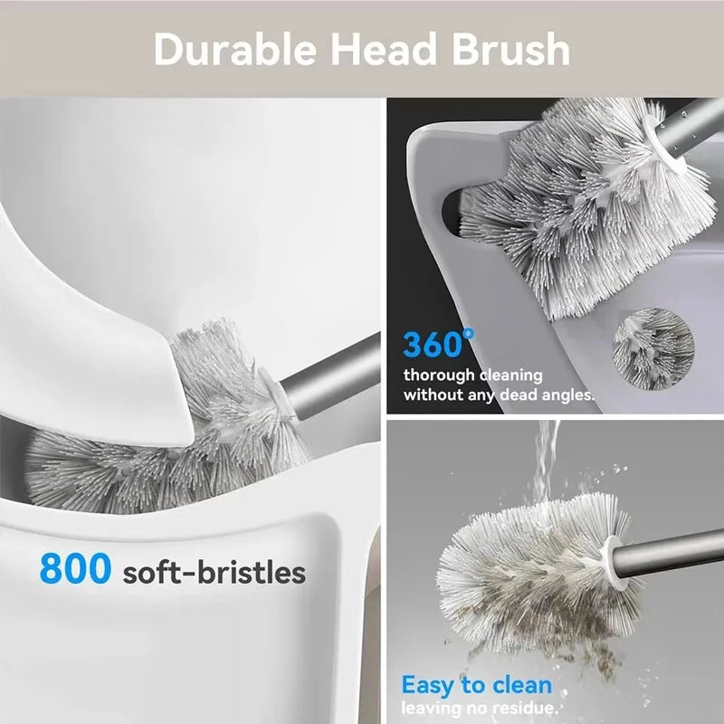 Aluminum cleaning brush without wall blind angle - view 3