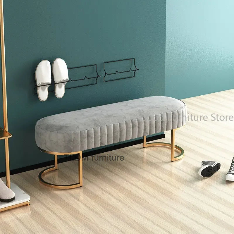 Ottoman luxury shoes stool for hotel coffee and shop