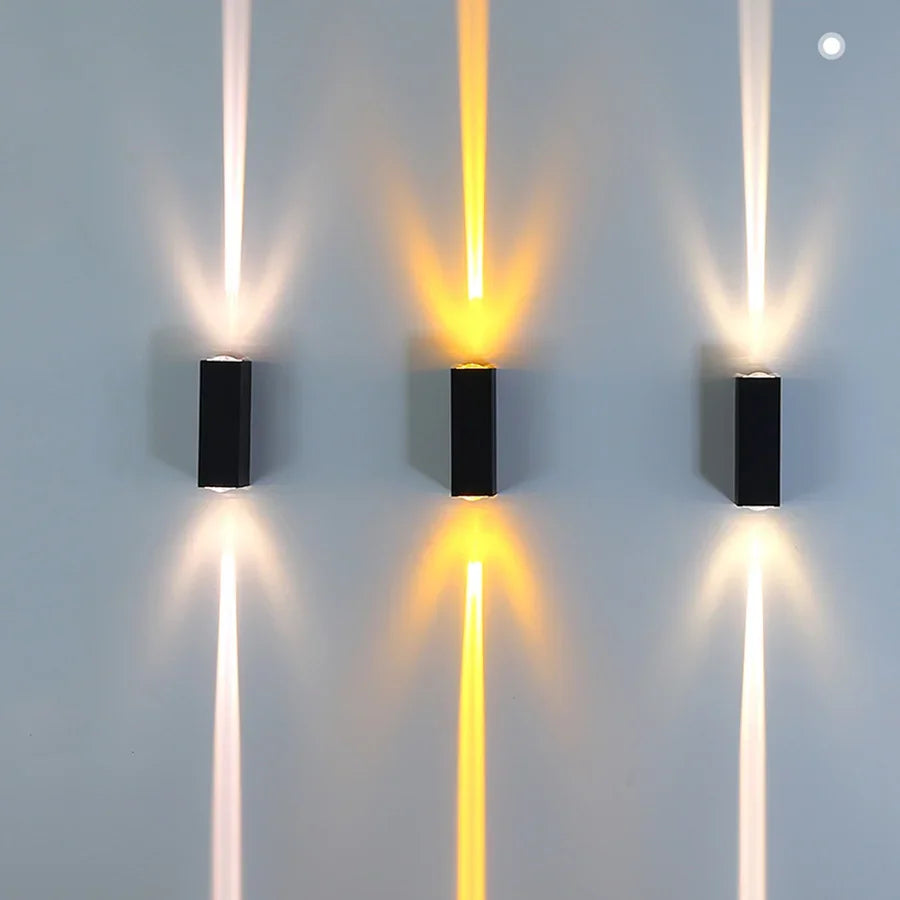 Modern waterproof outdoor led wall sconce in aluminium - view 5