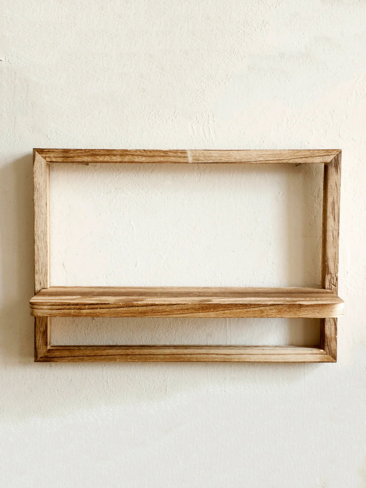 Wooden floating shelf for decorative wall storage - TK101-MS8874