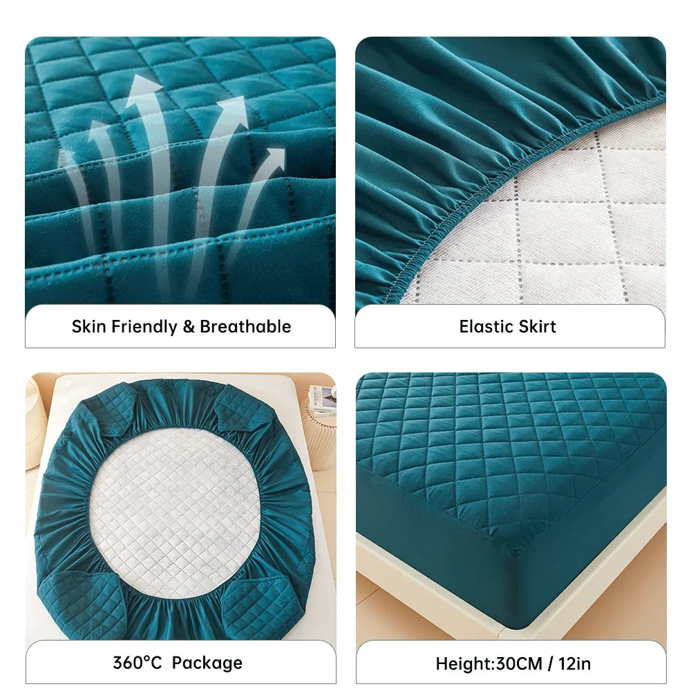 Waterproof 3D Air Fabric Mattress Cover in 120x200cm and 140x190cm - view 4