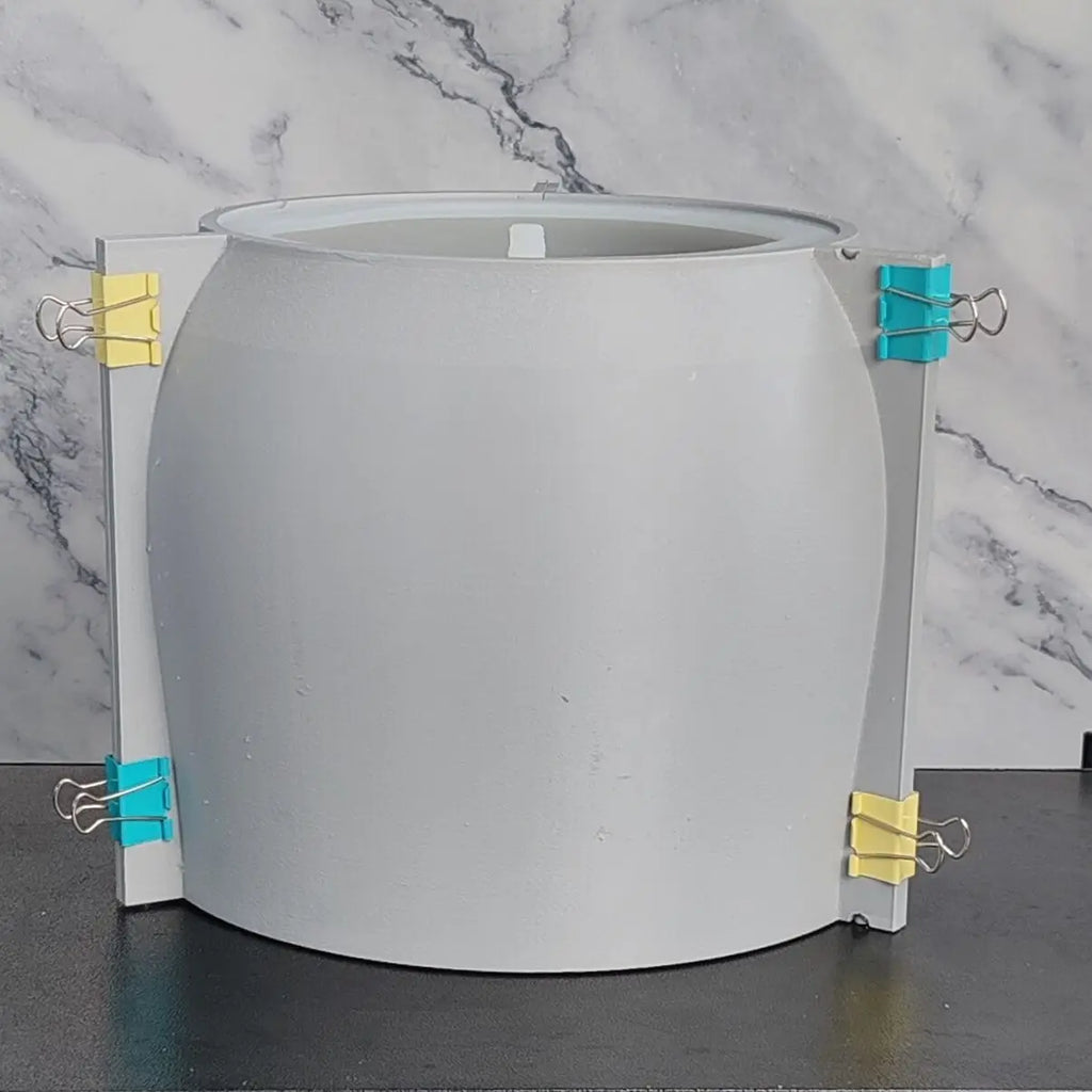 Silicone mould for large size concrete gardening flower pot - view 8