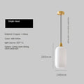 Glass artistic chandelier for an elegant atmosphere - One / Warm White