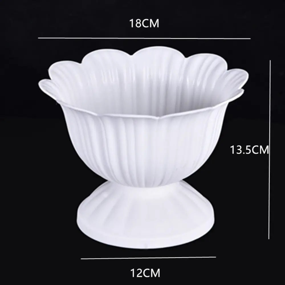 Roman flower pot in retro romantic style plastic for events - Style 2