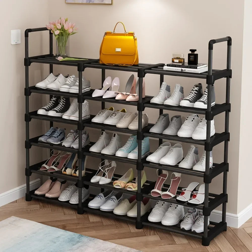 Removable and economical multilayered shoe shelf - view 2