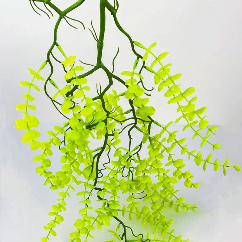 Artificial plants in rattan and eucalyptus for interior and exterior decoration - 90 cm B