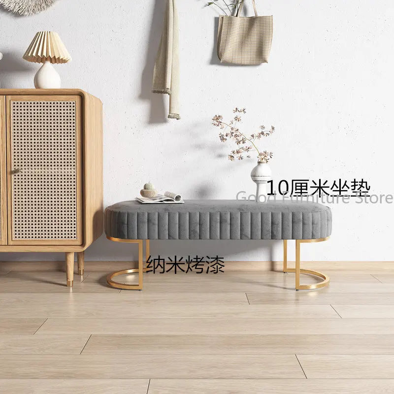 Ottoman luxury shoes stool for hotel coffee and shop - view 3