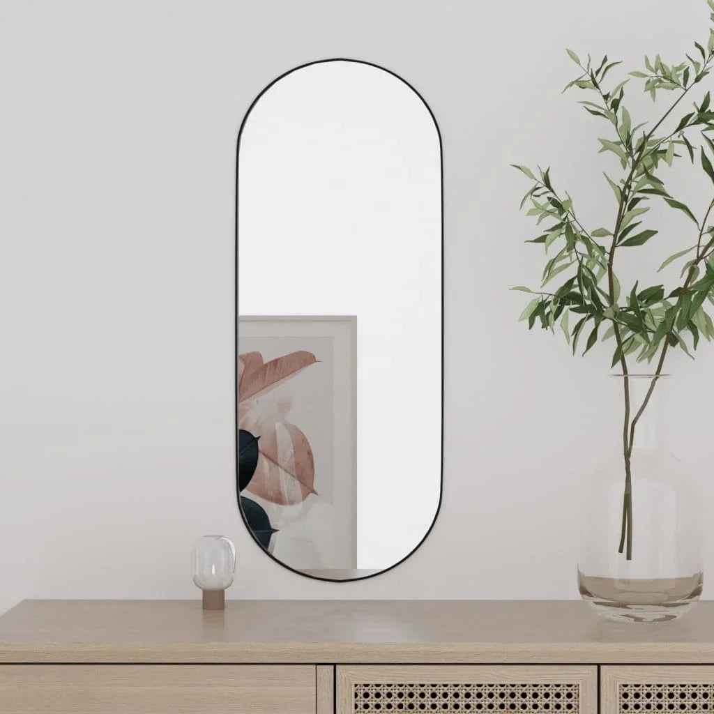 Oval glass wall mirror for interior decoration - view 2