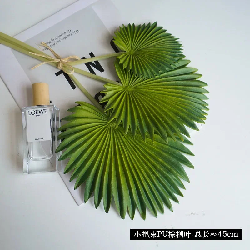 Bouquet of leaves monstera and banana interior decoration wedding - Palm Leaves