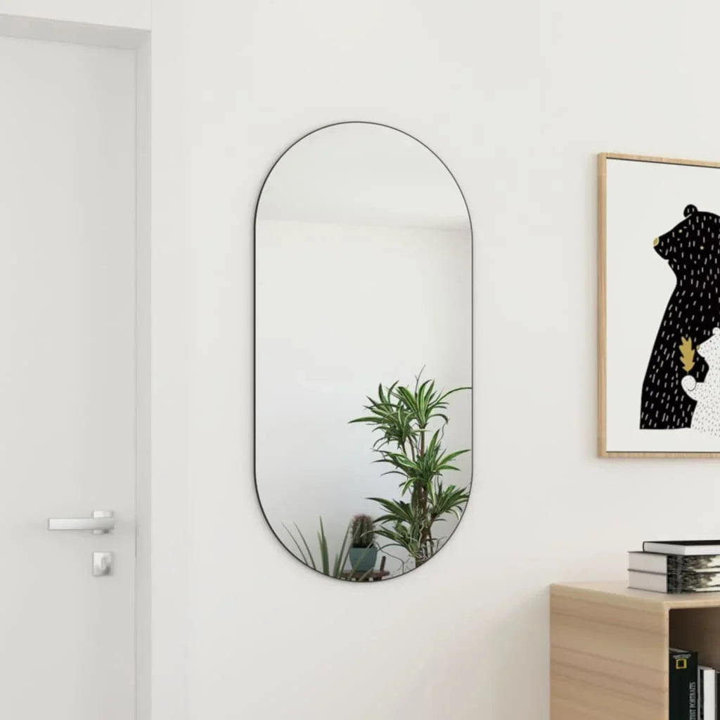 Decorative glass mirror with elegant wall sticker - view 7
