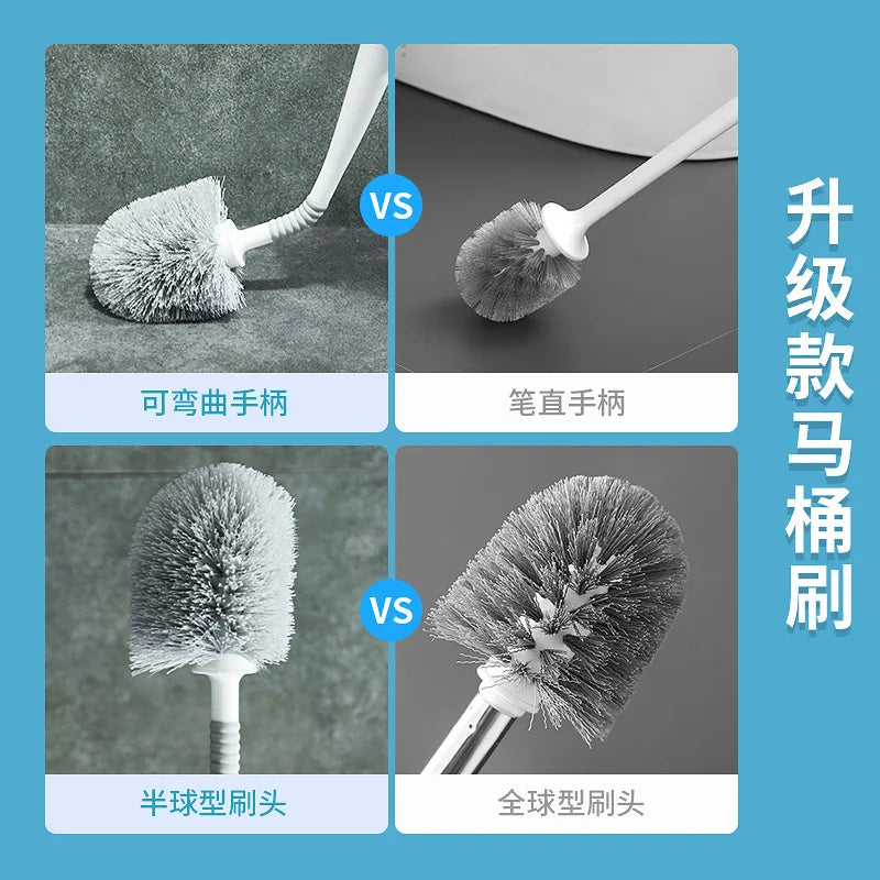 Toilet cleaning brush with flexible support - view 7