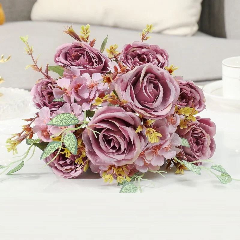 Bouquet of artificial flowers for elegant interior decoration - view 6
