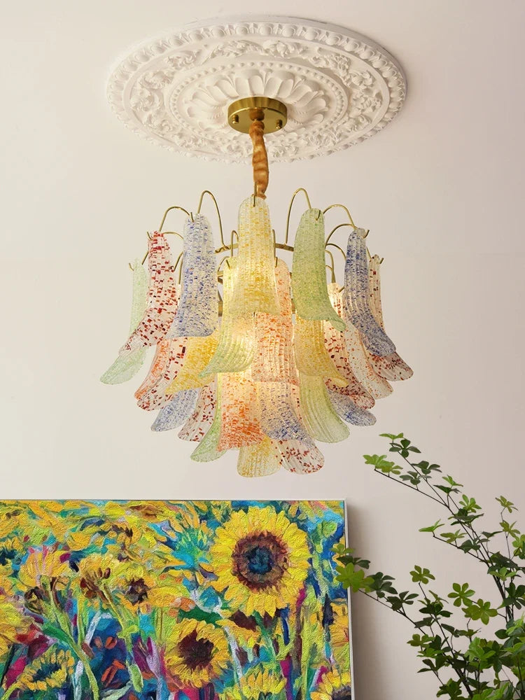 Retro luxury crystal chandelier for elegant interior - view 2