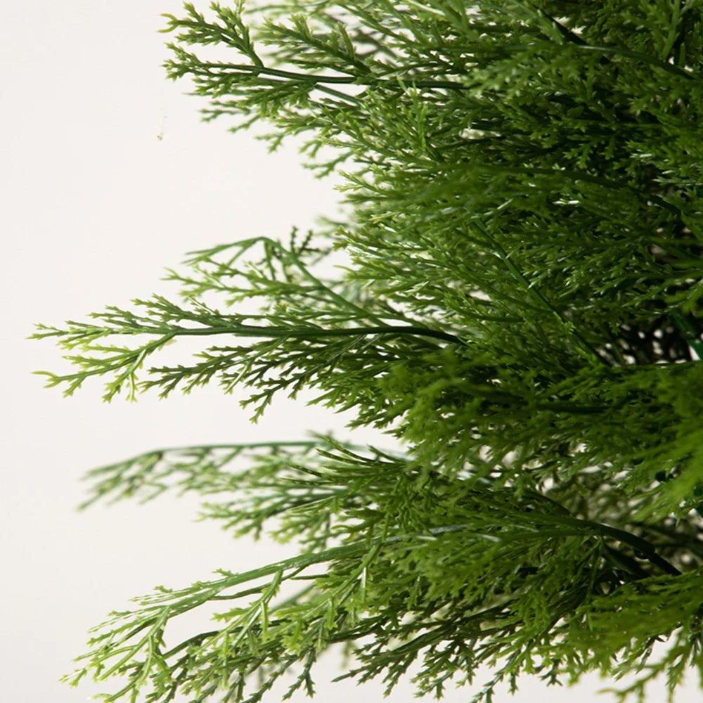 Artificial plastic Christmas tree for festive decorations - view 4