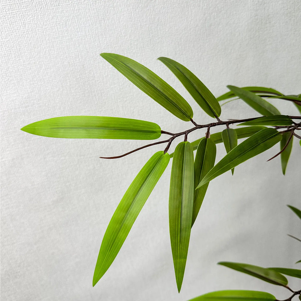 Artificial bamboo leaves for decoration of events and parties - view 6