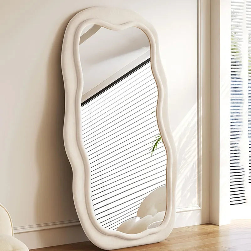 Decorative mirror in macrame Nordic style for men - view 2